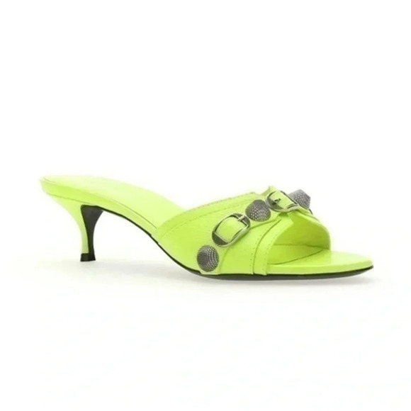 BALENCIAGA CAGOLE SLIPPER MULE SANDALS SIZE 39.5 - Picture 1 of 4